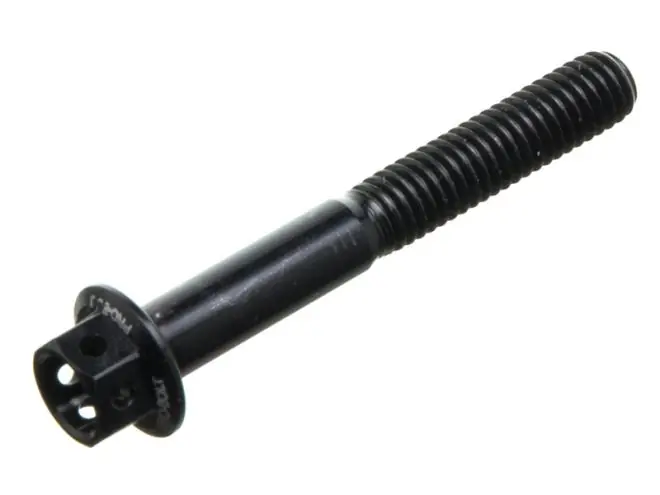 Marque Vis aluminium hexagonale M6x1.00x45mm Pro Bolt Noir
