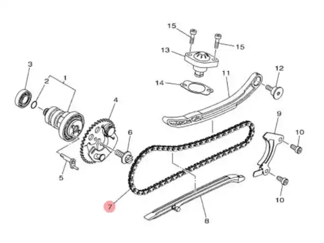 Livraison Mondiale Chaine de distribution origine Yamaha Nmax125