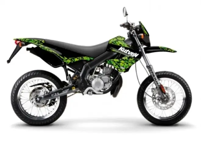 Meilleure Vente Kit déco Kutvek Derbi Xtreme 2005 – 2009 Predator Noir et Vert