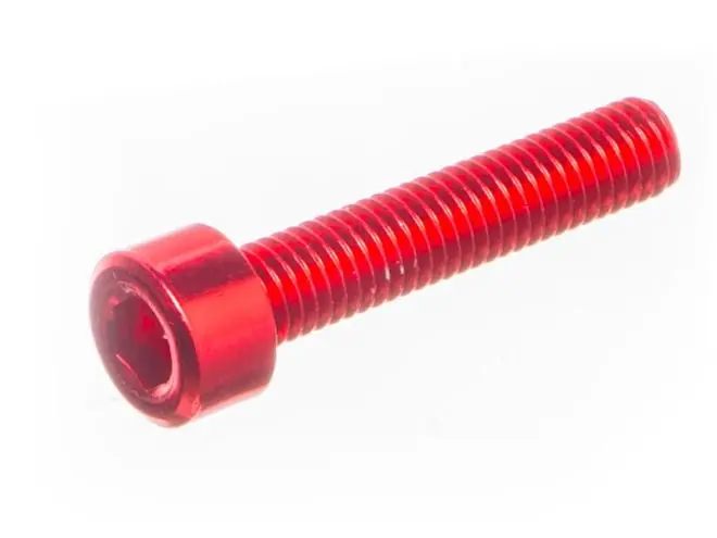 Vis M5x25 Most aluminium rouge Vente Flash