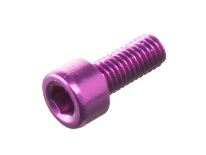 En Vogue Vis aluminium BTR cylindrique M5x0.80x12mm Pro Bolt Violet